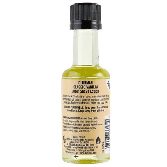 Лосьон после бритья Clubman Classic Vanilla After Shave Lotion, 50 мл