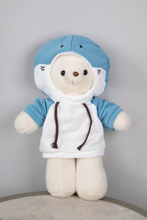 Мягкая игрушка Мишка в костюме 43 см (белый)