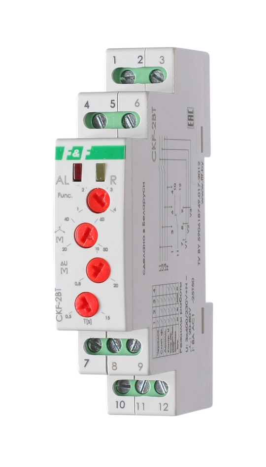 Реле контроля наличия фаз и состояния контактора CKF-2BT 3x230+N 2х8 AС-1/250В AC