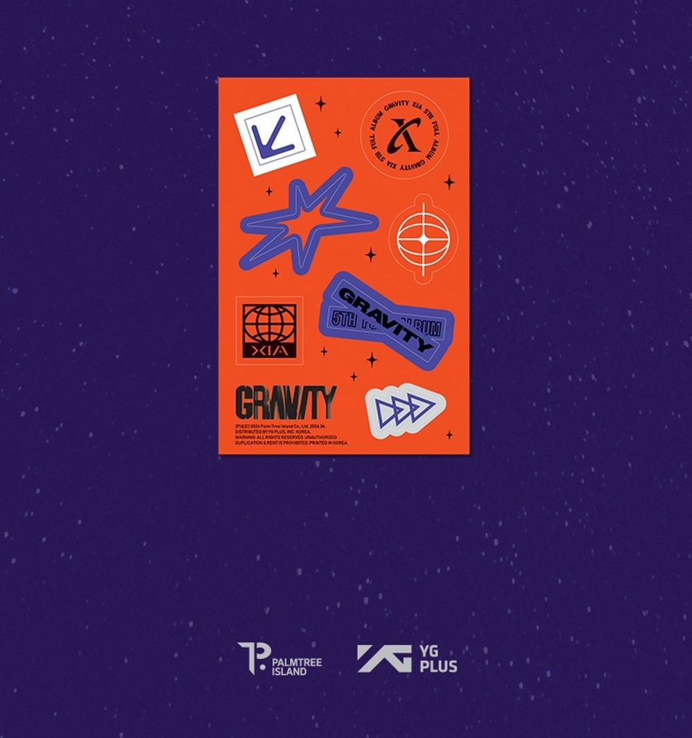 (ПРЕДЗАКАЗ) Альбом XIA (KIM JUN SU) - GRAVITY 5th Full Album SOLAR (LIMITED) Version