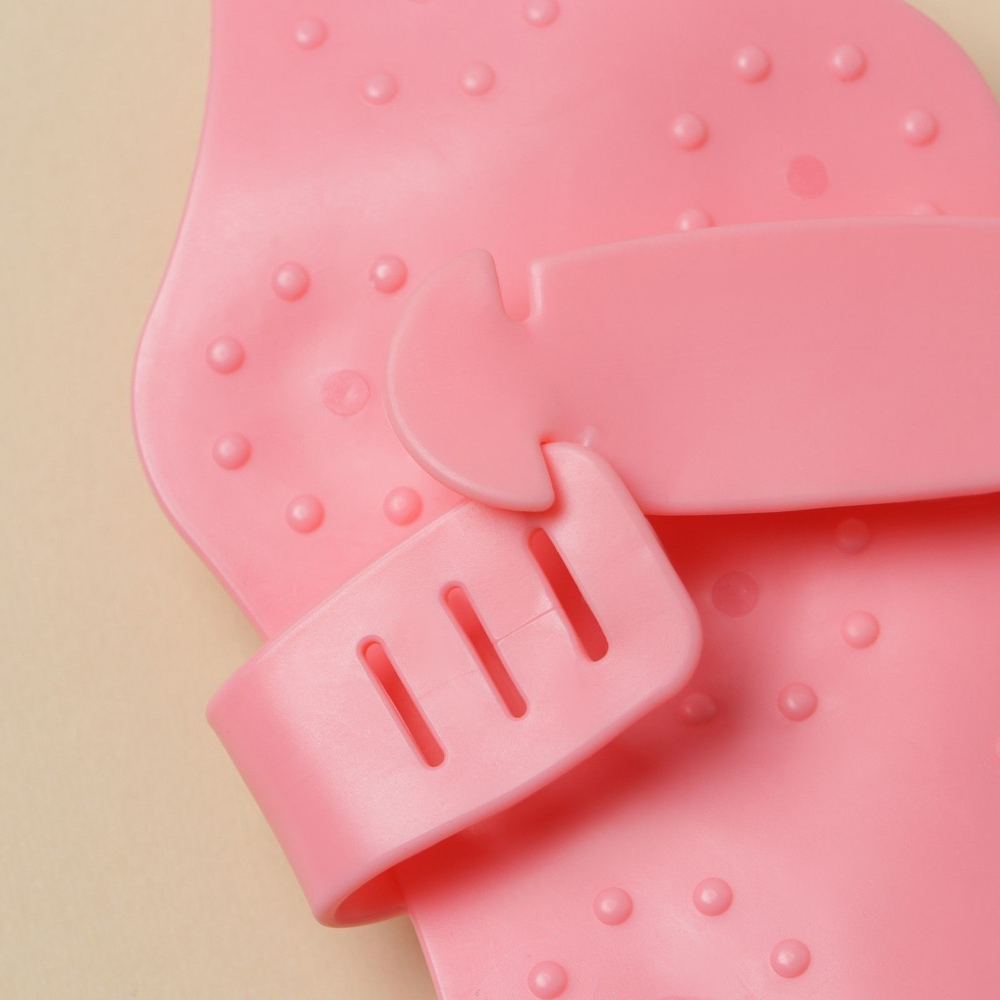 Розовый антицеллюлитный массажер для тела с шариками