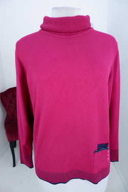 Джемпер Rabe с милым акцентным кармашком, маркировка 40, визуально на 46 размер