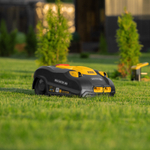 Робот-газонокосилка Grass Master 1000, ультразвуковой датчик, 3 Ач, LCD дисплей, Wi-Fi // Denzel