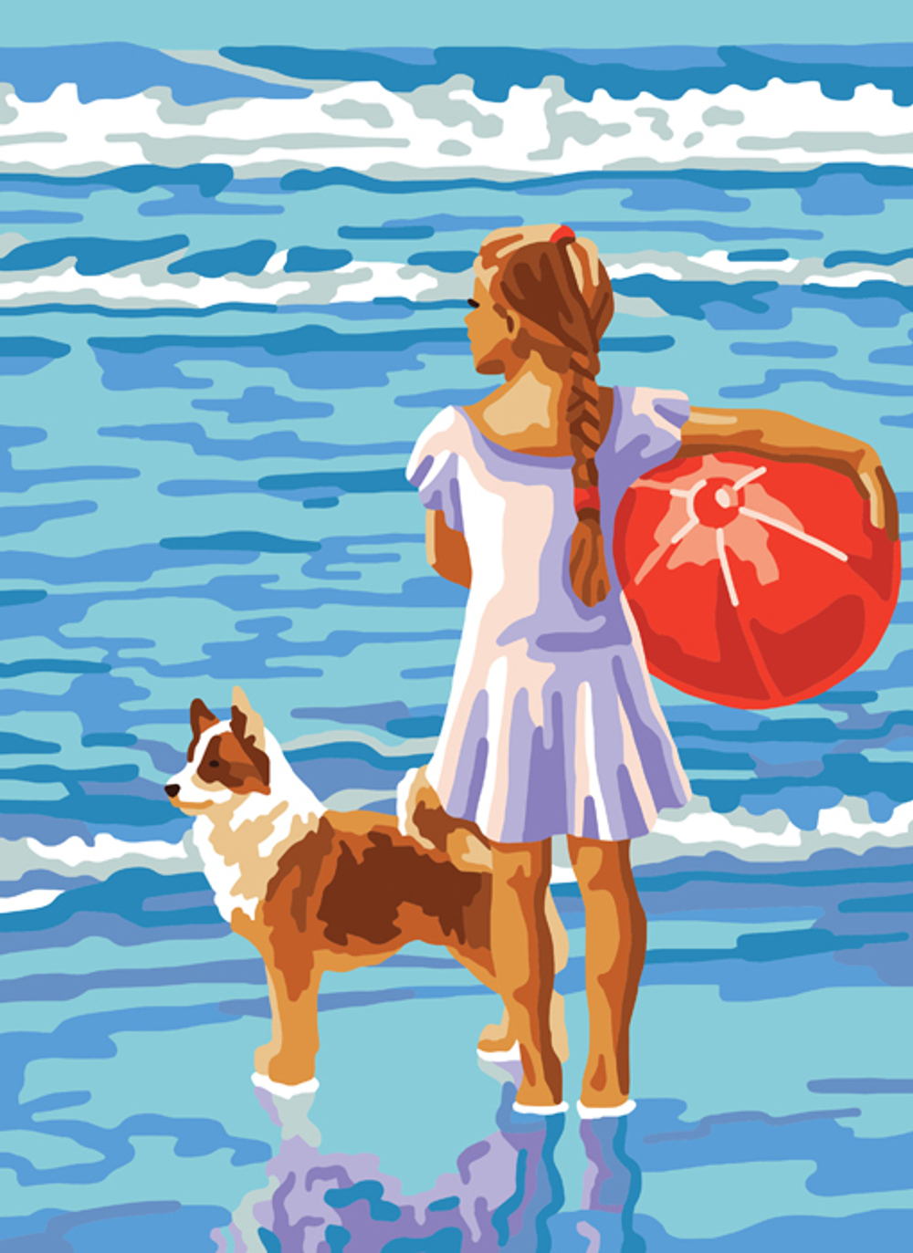 "На море"-6322 канва с рисунком