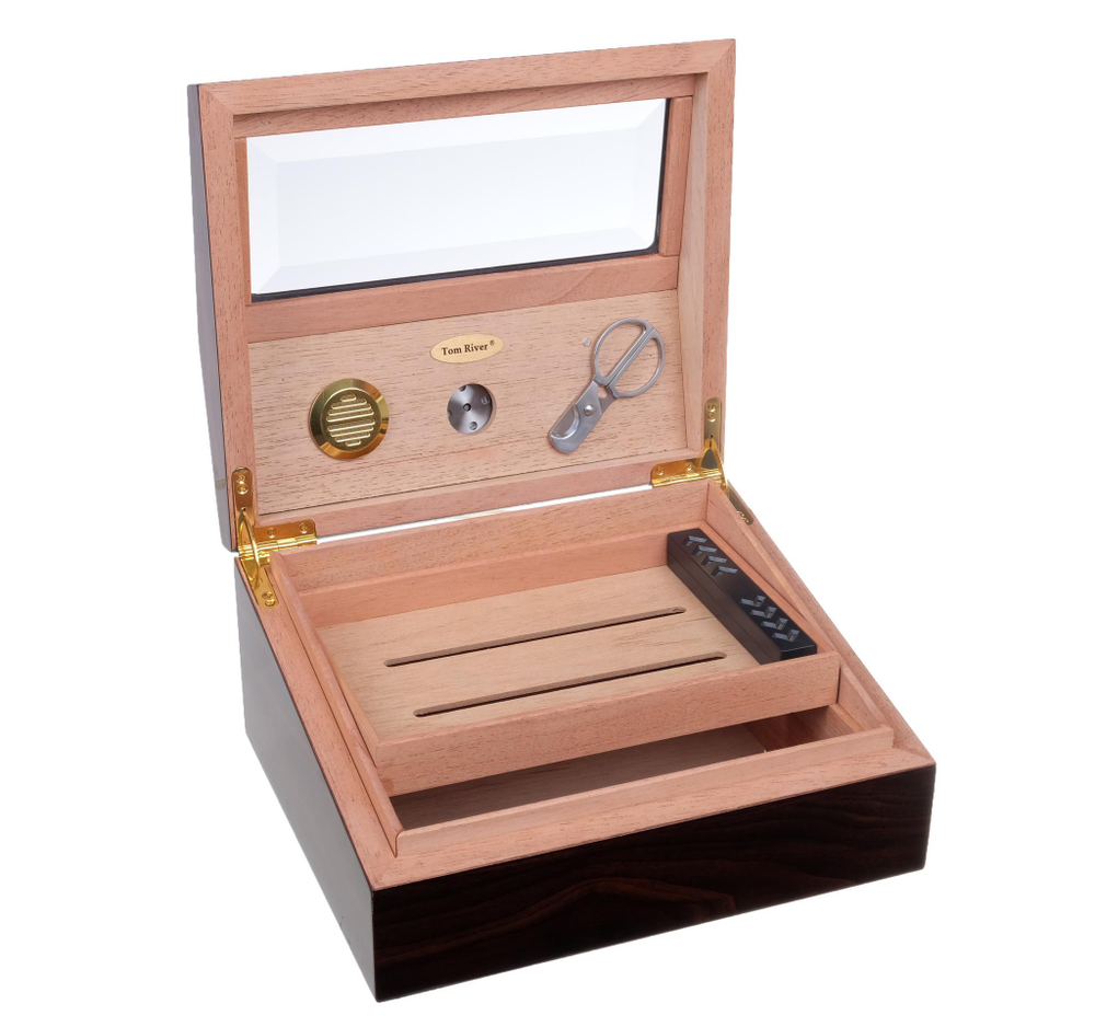 Хьюмидор Tom River на 40 сигар, Орех 561-133