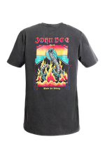 Футболка T-Shirt Snake On Fire Fade Out Black John Doe