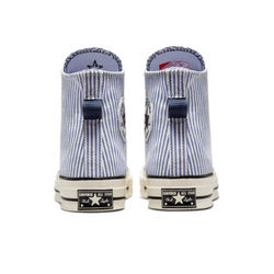 Кеды Converse Chuck Taylor All‑Star 70 Hi 'Hickory Stripe Washed Indigo' A00472C