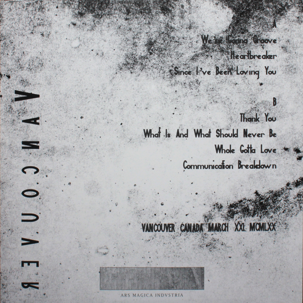 Led Zeppelin / Legendary Concert Vancouver 1970 (LP)