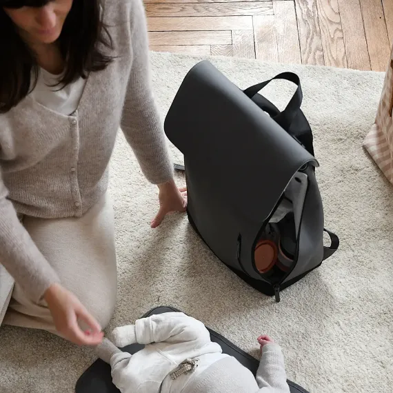 Сумка для мамы Beaba Oslo Backpack Mineral Grey