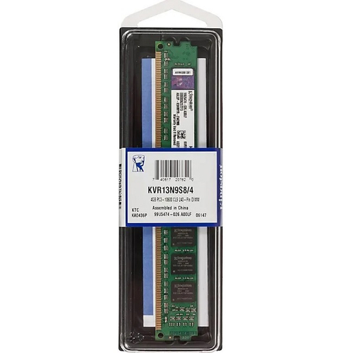 Модуль памяти DIMM DDR3 4096Mb, 1333Mhz, Kingston (KVR13N9S8/4)
