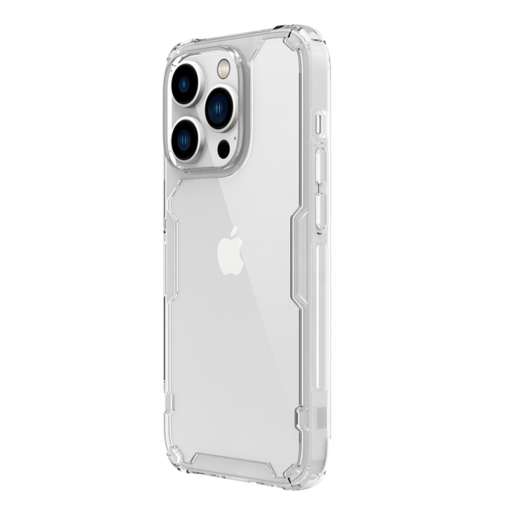 Усиленный прозрачный чехол от Nillkin для телефона iPhone 14 Pro, серия Nature TPU Pro Case
