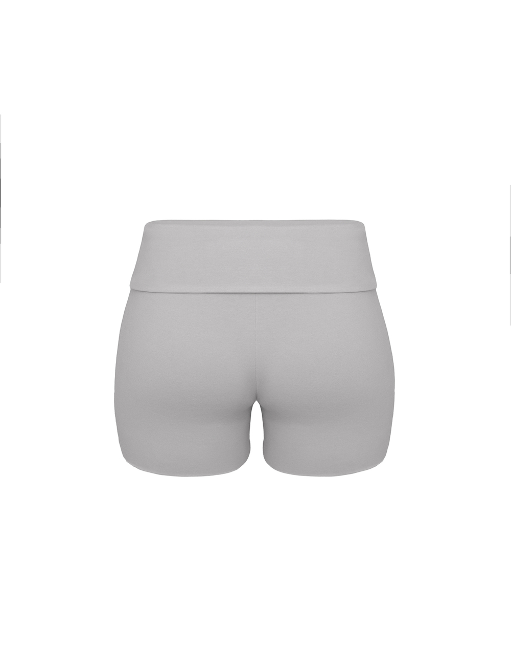 grey fold over shorts