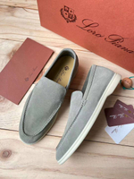 Лоферы Loro Piana серые