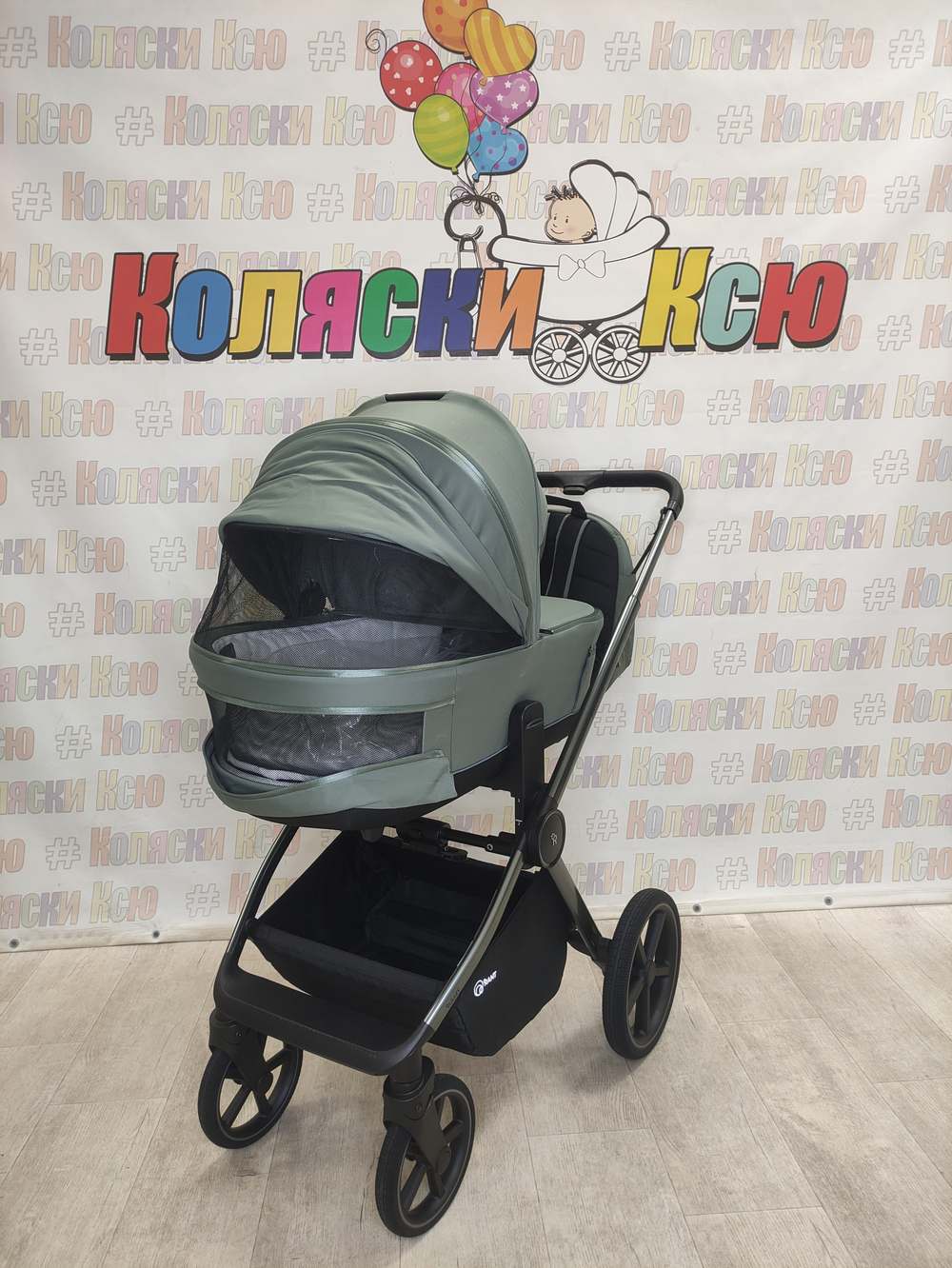 Коляска модульная Rant Falcon Soft Therm Olive