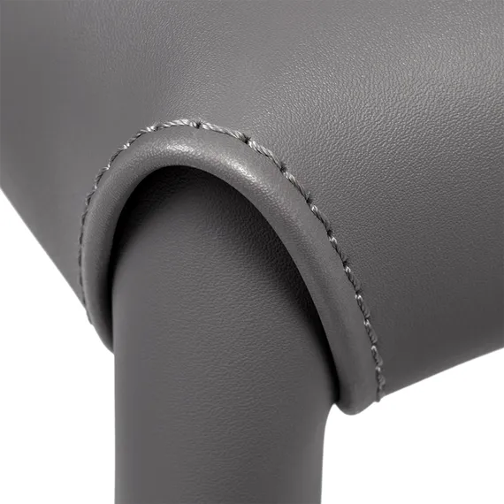 Стул Karl, серая экокожа