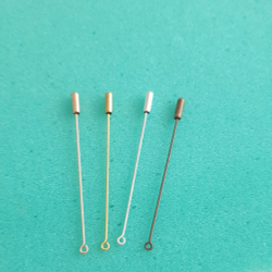 Основа - игла - пин для броши ЗОЛОТАЯ 7 см