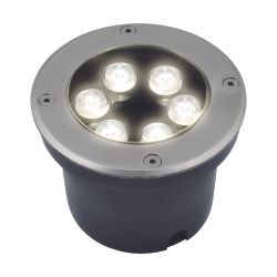 ULU-B11A-6W-2700K IP67 GREY Светильник светодиодный уличный. Архитектурный встраиваемый. Теплый белый свет 2700К. Корпус серый. TM Uniel.