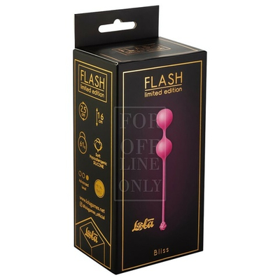Вагинальные шарики Flash Bliss (Цвет: розовый)