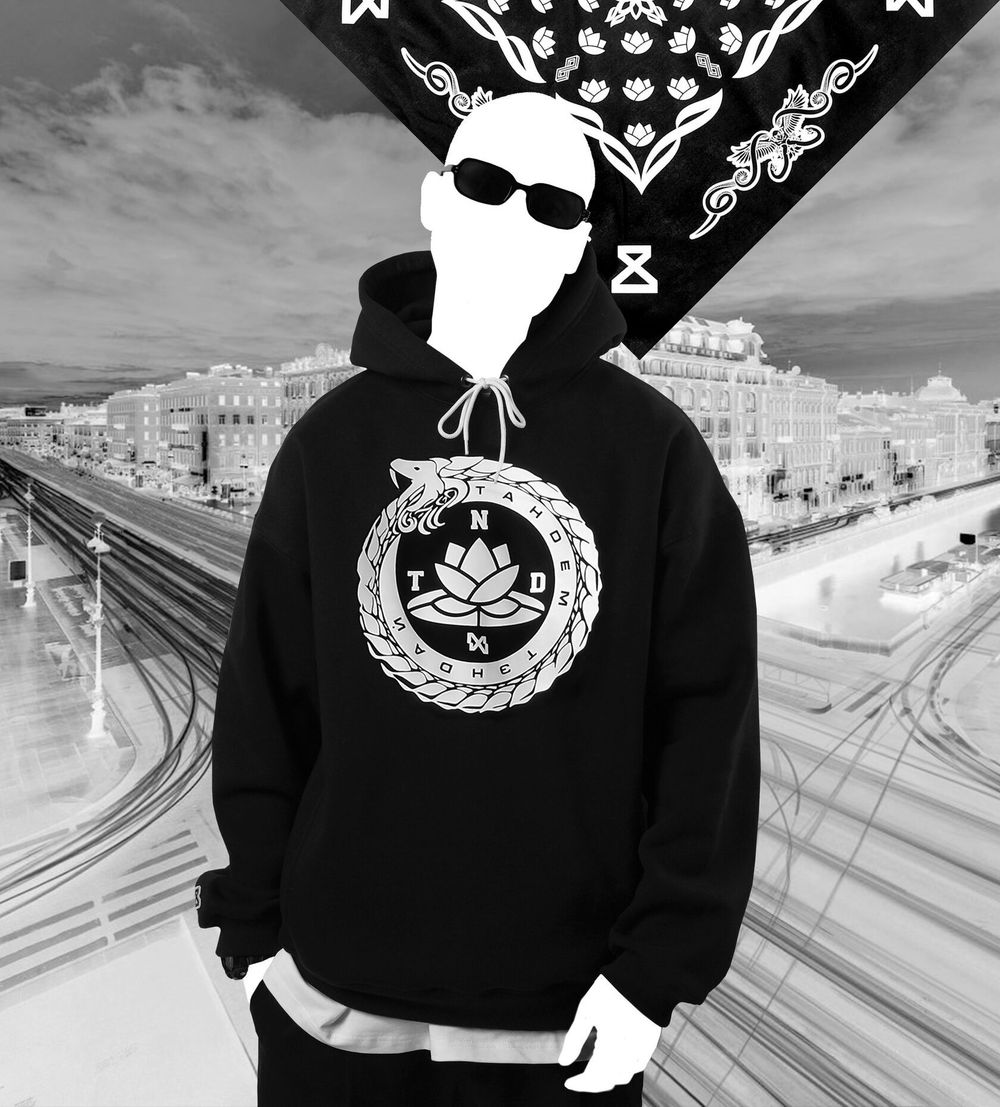 Купить Худи Тандем Тэндай "Тэндай" черный Худи Тандем Тэндай "Тэндай" черный