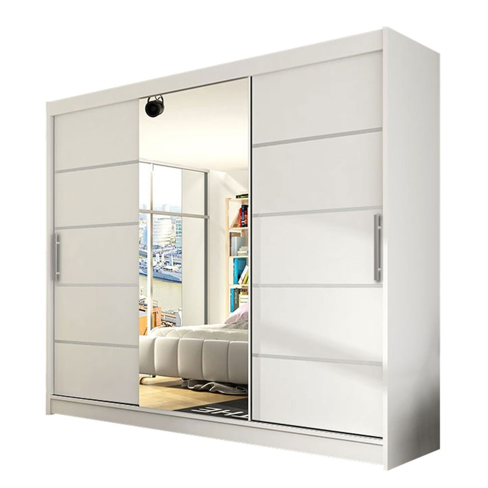 Шкаф-купе Офелия 3 Белый 101  240*45*240