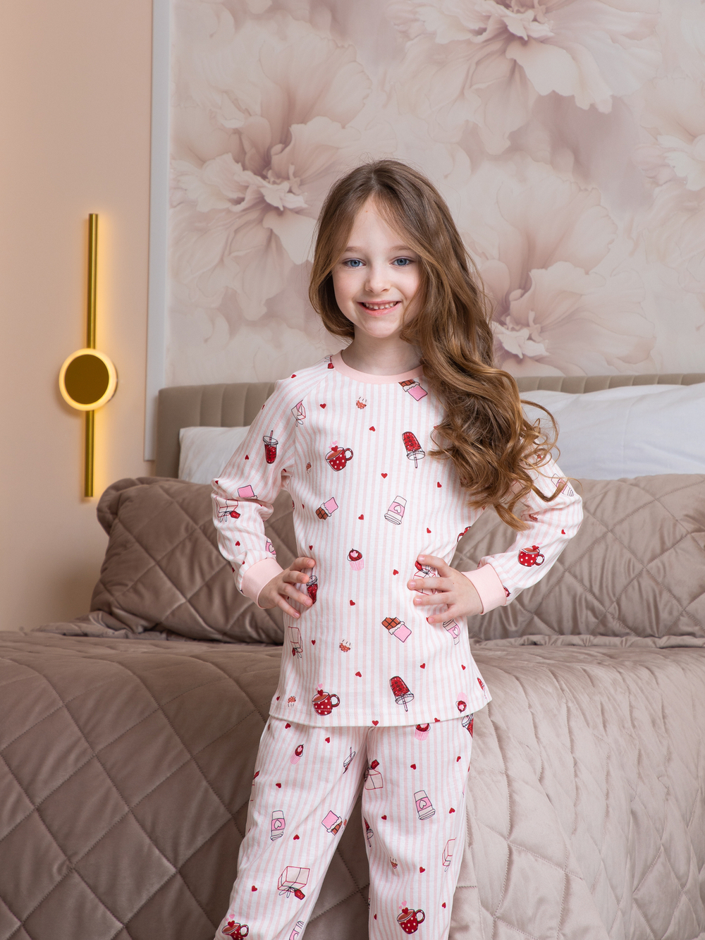 Детская пижама с брюками дПБ-41/чаепитие