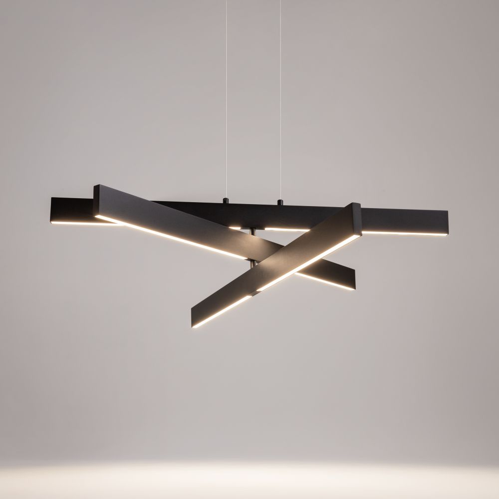 Люстра светодиодная подвесная Maytoni Origami MOD163PL-L38B4K