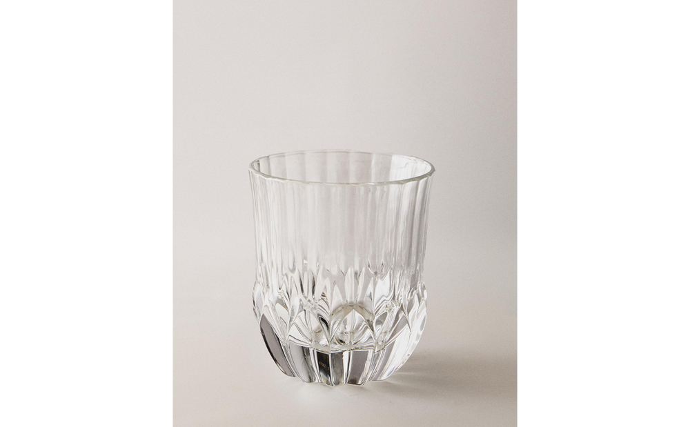 Zara Home стакан из стекла, цвет прозрачный, 10.5 см