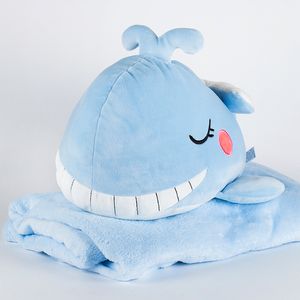 Игрушка Whale Blue с пледом