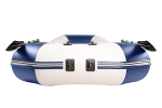YACHTMAN-280 МНД НАДУВНОЕ ДНО (Яхтман) белый-синий (лодка ПВХ с усилением)
