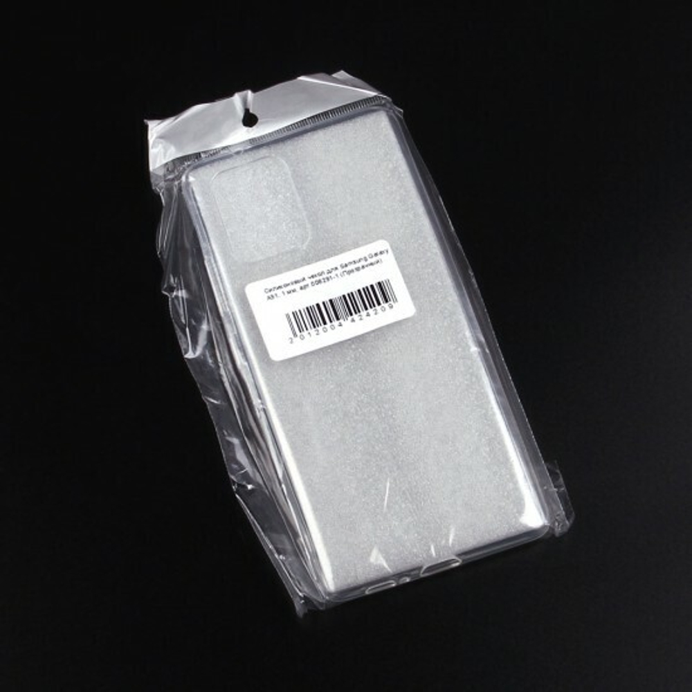 Силиконовый чехол для Samsung Galaxy A91, 1 мм, 008291-1 Прозрачный