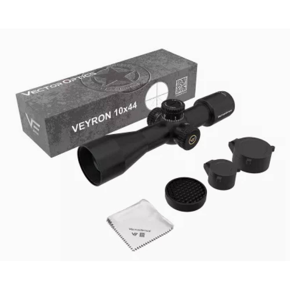 Оптический прицел Vector Optics 30мм SFP VEYRON 10x44 ( установка на Тигр, СВД, ОП-СКС, ВПО-208, Вепрь 308 СОК-95/ Сетка MPR-V5 )
