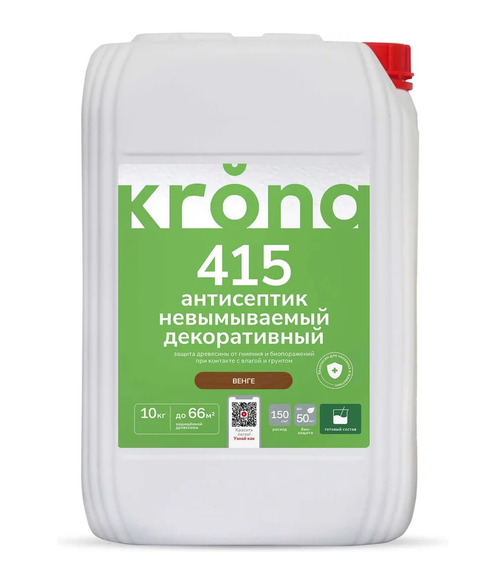 БЗ KRONA 415 декоративный готовый венге 10 кг