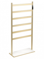 Полотенцесушитель электрический напольный WONZON & WOGHAND ESSEN, Брашированное золото (WW-A406-BG)