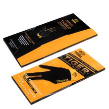 Перчатка Tiger Professional Billiard Glove черная/желтая левая XL