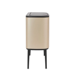 Brabantia Контейнер для мусора Bo Touch 3x11l для переработки металлического золота