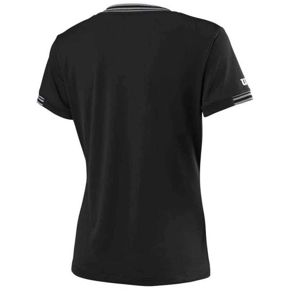 Футболка для девочки теннисная Wilson G Team V-Neck - black