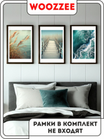 Набор постеров "Созерцание у воды" 3 шт.