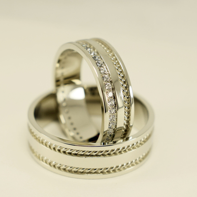 Обручальная пара Современная классика