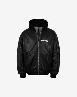 Бомбер Moskva Black Series Oversized черная