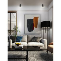 Светильник накладной ЭРА OL15 GU10 BK под лампу MR16 GU10 черный | Накладные светильники