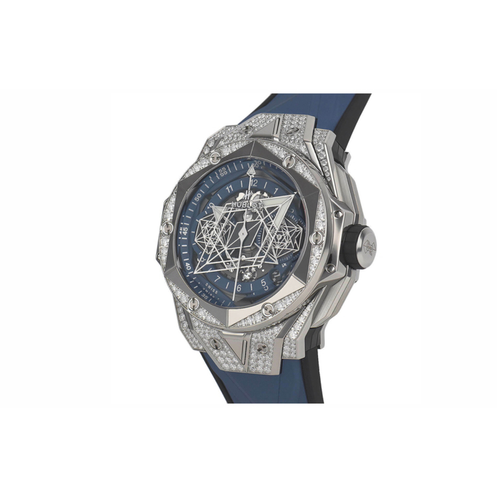 Часы HUBLOT BIG BANG Sang Bleu II 45mm, 418.nx.5107.rx.1604.mxm20