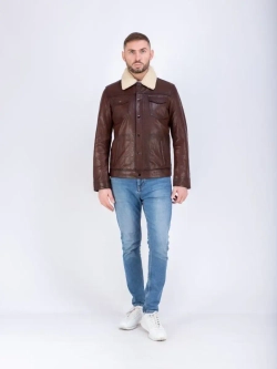 Куртка кожаная из натуральной кожи