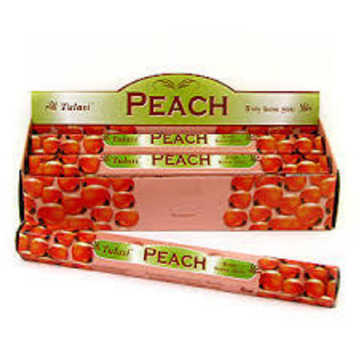 Tulasi Peach шестигранник Благовоние Персик