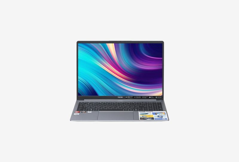 Ноутбук 16" TECNO AMD Ryzen 7 5800U 1.9 ГГц 16 ГБ DDR4 AMD Radeon Graphics Tecno Megabook K16S
