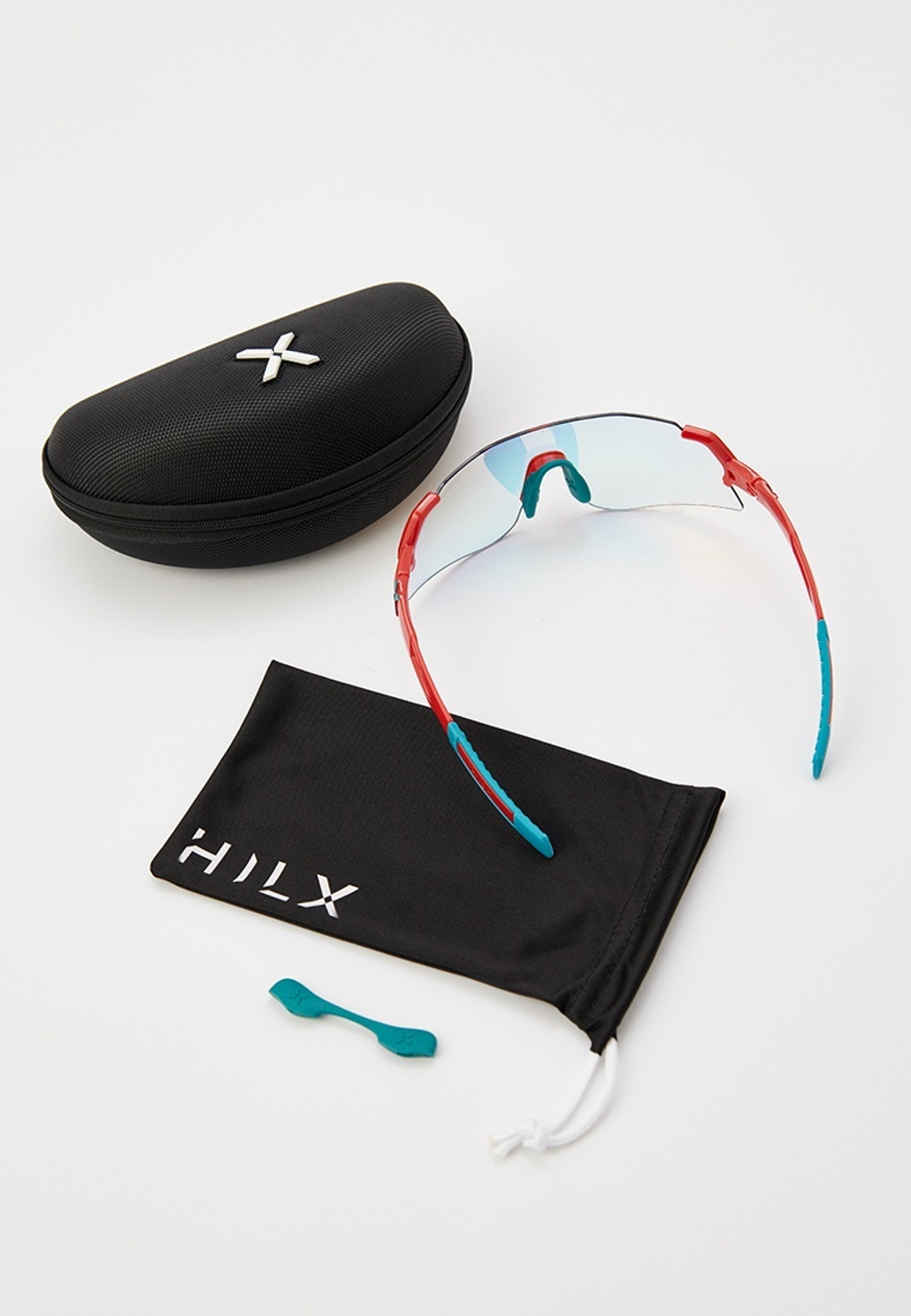 Спортивные очки с диоптриями HILX Savage 2.0 Shiny Red Blue / Trail Lens