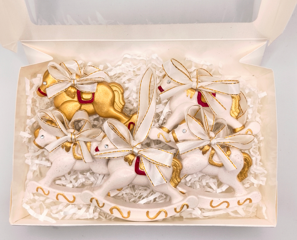 Ёлочные игрушки "Лошадка"