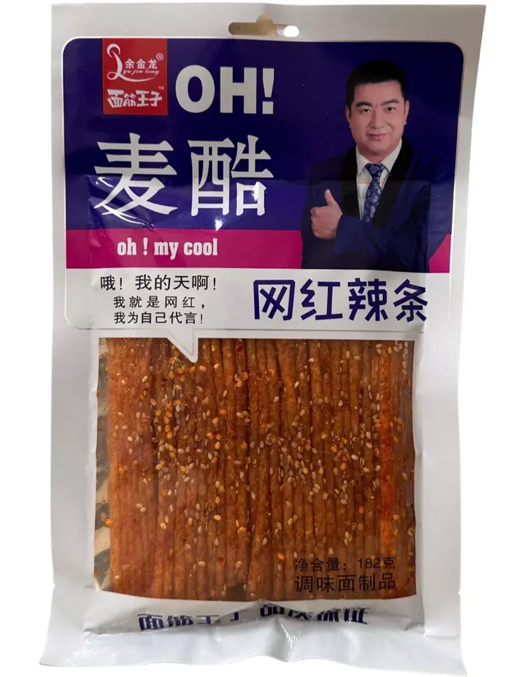 Острые азиатские снеки с кунжутом 182 г * 3 шт