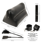 Надувная любовная подушка Portable Triangle Cushion с аксессуарами (Цвет: черный)