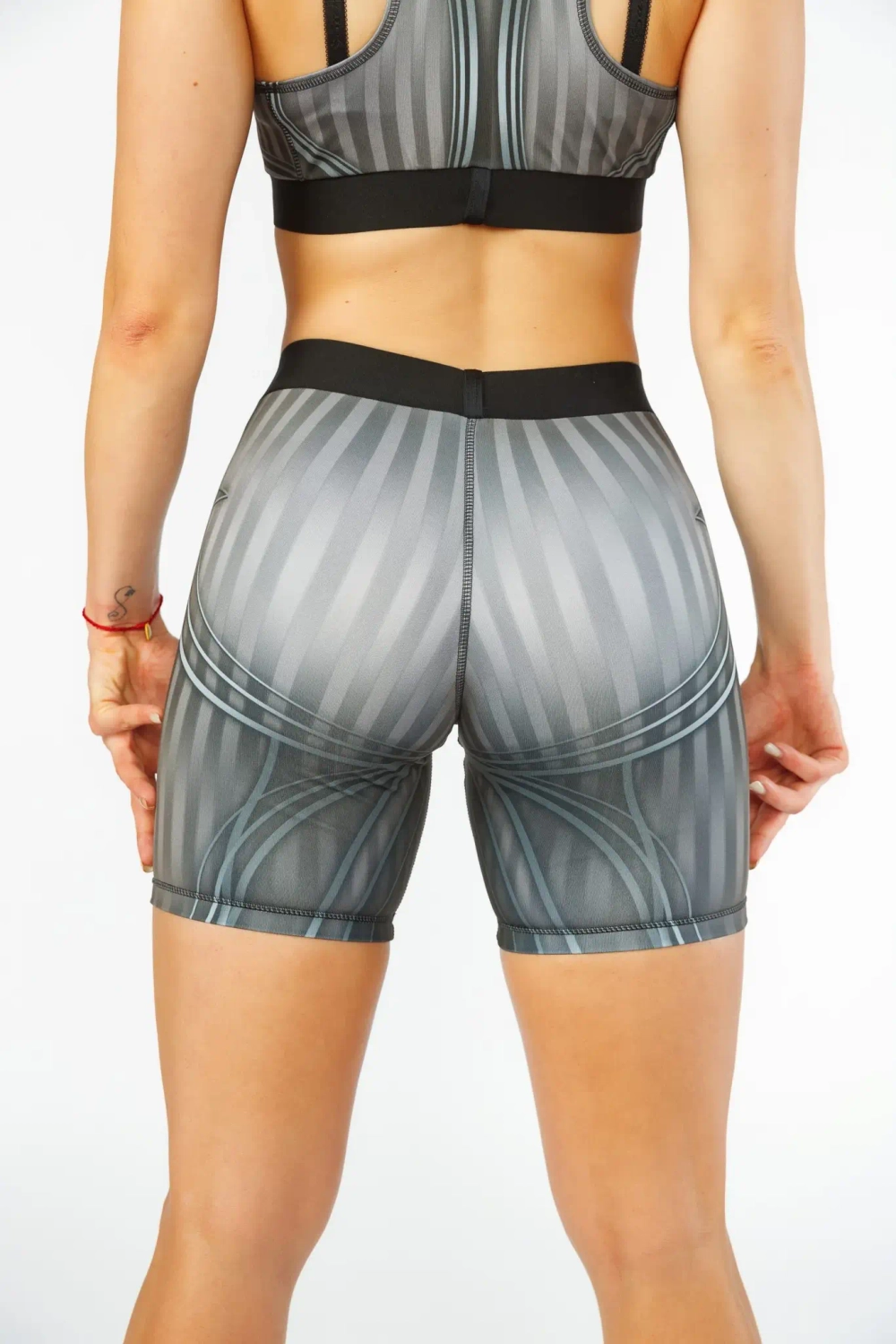 Шорты компрессионные женские QOZA, серый, s-xl