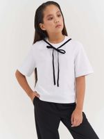 Футболка с бантом "Сахар" 7+